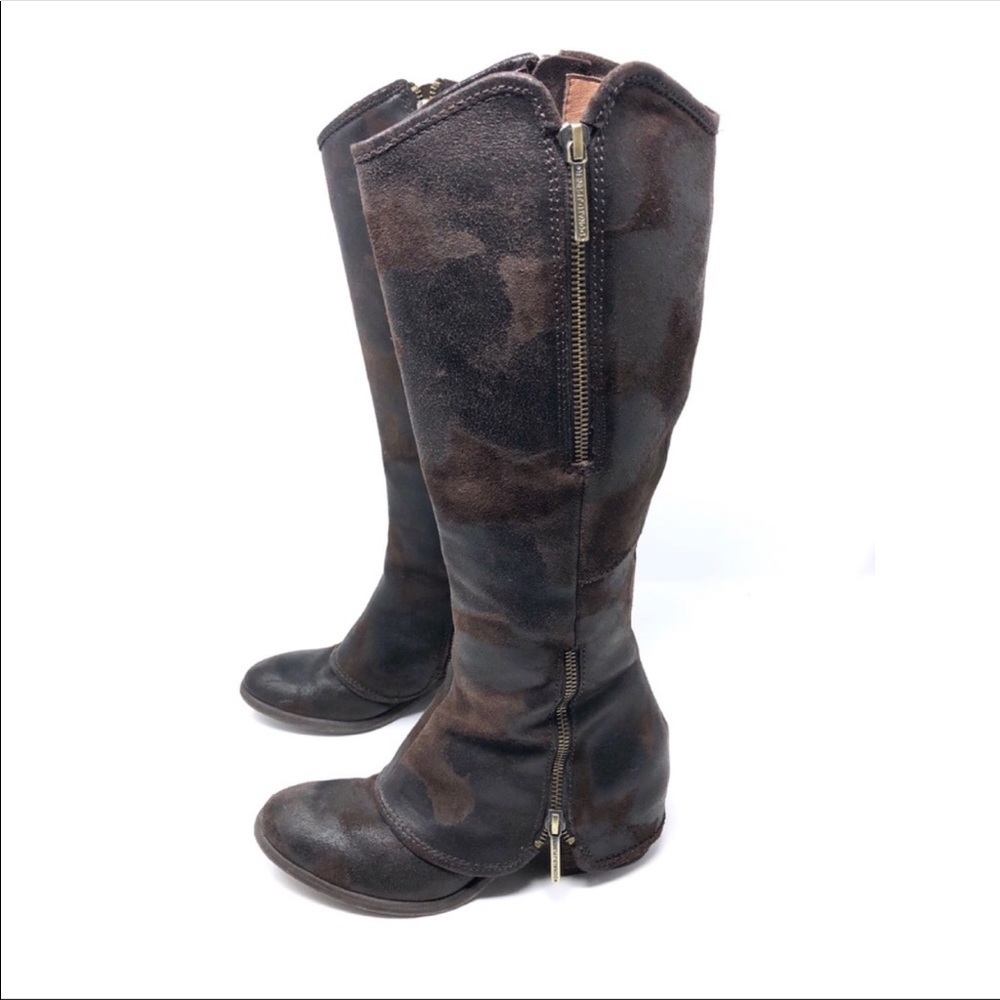 Donald J. Pliner Vintage Cuffed Riding Boots